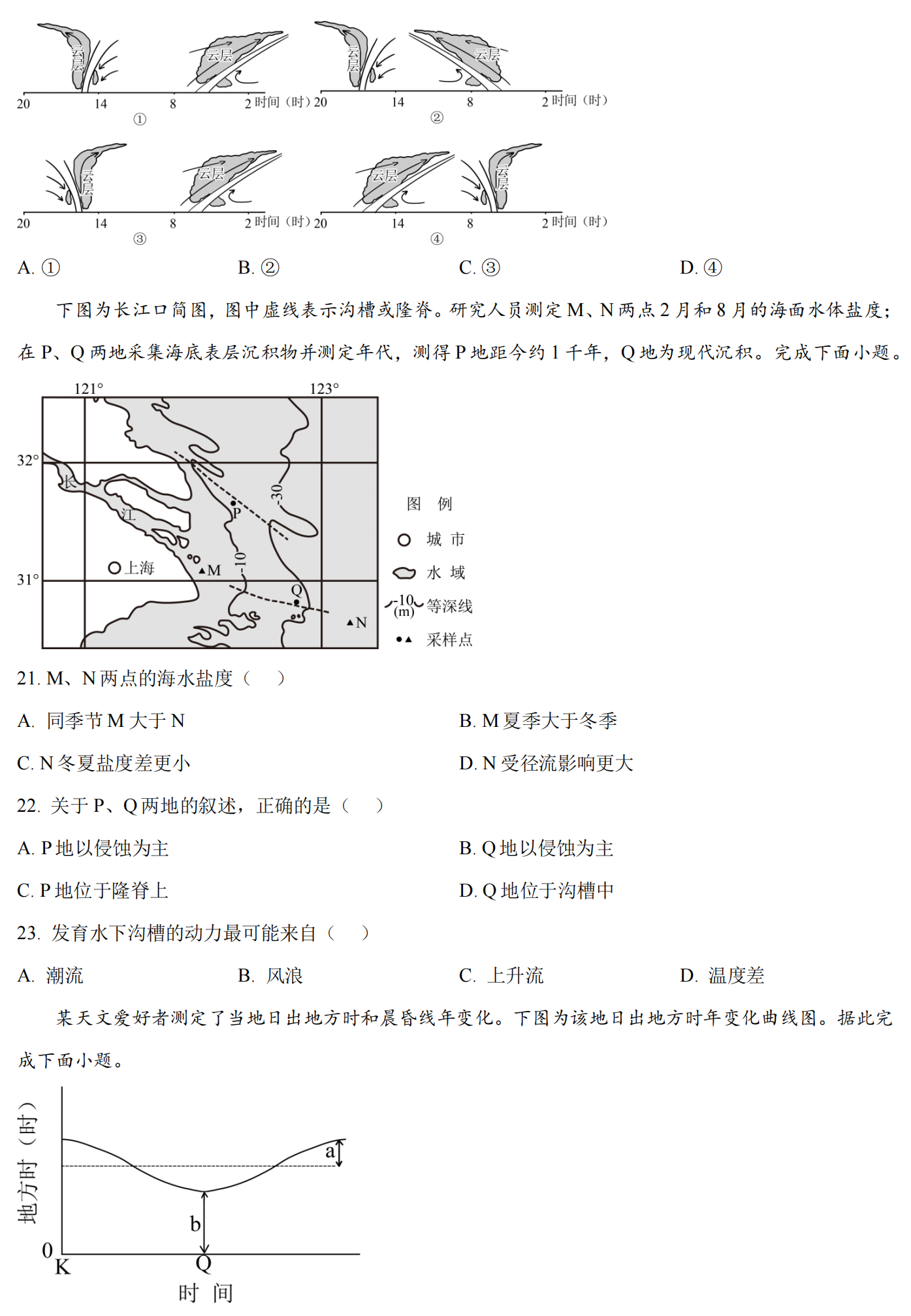 2025㽭6¸߿ԇ}𰸽c(din)}ͼֲֵ